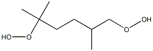 2,5-二甲基正己烷-2,5-二甲羟基过氧化物 结构式