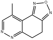 9-甲基-4,5-二氢-[1,2,5]恶二唑并[3,4-F]噌啉 结构式