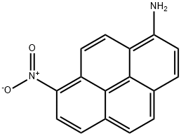 1-amino-8-nitropyrene 结构式