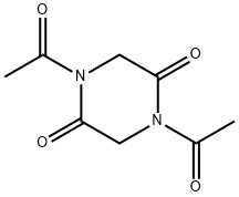 1,4-二乙酰基哌嗪-2,5-二酮 结构式