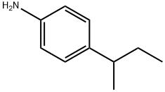 4-仲丁基苯胺 结构式