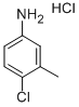 4-氯-3-甲基苯胺盐酸盐 结构式