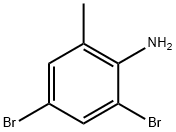 2,4-二溴-6-甲基苯胺 结构式