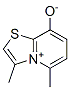 3,5-Dimethylthiazolo[3,2-a]pyridinium-8-olate 结构式