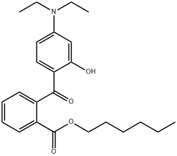 二乙氨基羟苯甲酰基苯甲酸己酯 结构式