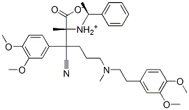 (R)-Verapamilic Acid (S)-α-Methylbenzylamine Salt 结构式