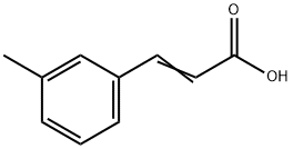 3-甲基肉桂酸 结构式