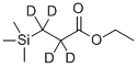 乙基 3-(三甲基硅基)丙酸酯-2,2,3,3-D4 结构式