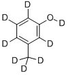 间甲酚-D8 结构式
