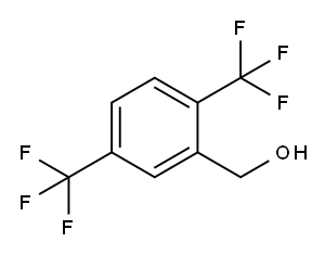 2,5-二(三氟甲基)苯甲醇 结构式