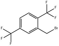 2,5-双(三氟甲基)溴苄 结构式