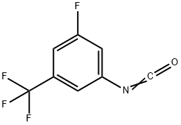 3-氟-5-(三氟甲基)苯基异氰酸酯 结构式