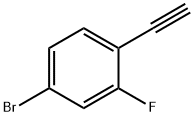 4-溴-1-乙炔基-2-氟苯 结构式