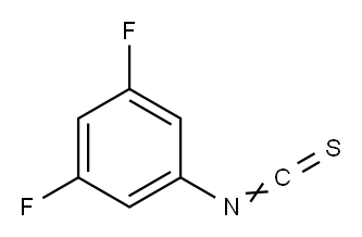 3,5-二氟苯基异氰酸酯 结构式