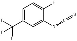 2-氟-5-(三氟甲基)苯基异氰酸酯 结构式