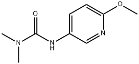 Urea, 3-(6-methoxy-3-pyridyl)-1,1-dimethyl- (8CI) 结构式