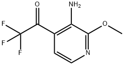 Ethanone, 1-(3-amino-2-methoxy-4-pyridinyl)-2,2,2-trifluoro- (9CI) 结构式