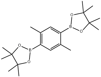 2,5-DIMETHYL-1,4-PHENYLENEDIBORONIC ACID, PINACOL ESTER 结构式