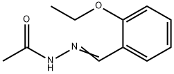 Acetic acid, [(2-ethoxyphenyl)methylene]hydrazide (9CI) 结构式