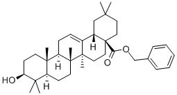 齐墩果酸苄酯 结构式
