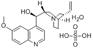 QUININE SULFATE SALT MONOHYDRATE 结构式