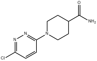 1-(6-氯-3-哒嗪基)哌啶-4-酰胺 结构式
