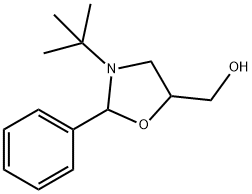 3-(1,1-二甲基乙基)-2-苯基-5-恶唑烷甲醇 结构式