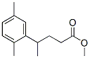 4-(2,5-Dimethylphenyl)valeric acid methyl ester 结构式