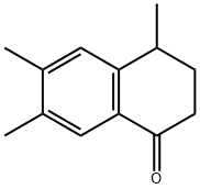 3,4-Dihydro-4,6,7-trimethylnaphthalen-1(2H)-one 结构式