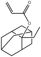 2-乙基-2-金刚烷基丙烯酸酯 结构式