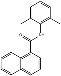 N-(2,6-dimethylphenyl)-1-naphthamide 结构式
