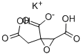 (±)-环氧丙三羧酸 单钾盐 结构式