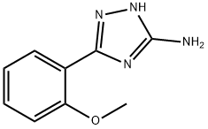 5-(2-甲氧基苯基)-4H-1,2,4-三唑-3-胺 结构式