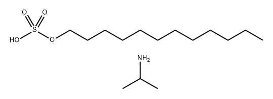 isopropylammonium decyl sulphate  结构式