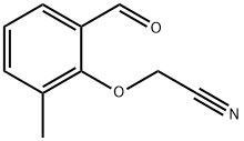 Acetonitrile, (2-formyl-6-methylphenoxy)- (9CI) 结构式