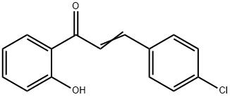 3-(4-CHLOROPHENYL)-1-(2-HYDROXYPHENYL)PROP-2-EN-1-ONE 结构式