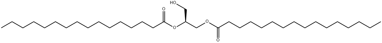 1,2-双棕榈酸甘油酯 结构式