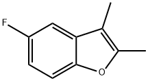 Benzofuran,  5-fluoro-2,3-dimethyl- 结构式