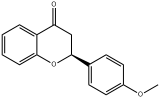 4'-甲氧基黄烷酮 结构式