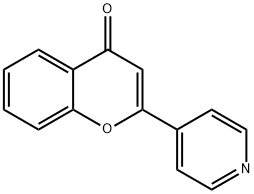 2-(PYRIDIN-4-YL)-4H-CHROMEN-4-ONE 结构式