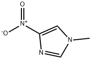 1-甲基-4-硝基咪唑 结构式