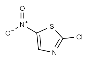 2-氯-5-硝基噻唑 结构式