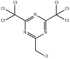 2-(Chloromethyl)-4,6-bis(trichloromethyl)-1,3,5-triazine 结构式