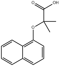 2-甲基-2-萘-1-氧基-丙酸 结构式