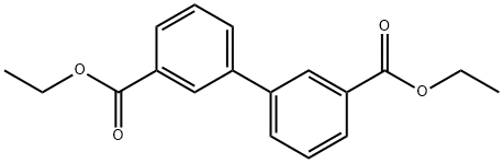 DIETHYL BIPHENYL 3,3'-DICARBOXYLATE 结构式