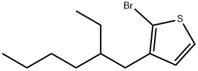 2-溴-3-(2-乙基己基)噻吩 结构式