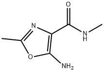 4-Oxazolecarboxamide,  5-amino-N,2-dimethyl- 结构式