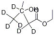 Ethyl 3-Hydroxy-3-Methyl-d3-butyrate--d3 结构式