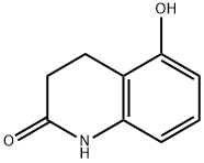 5-羟基-3,4-二氢-2-喹啉酮 结构式