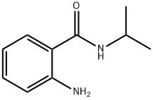 邻氨基苯甲酸异丙酰胺 结构式